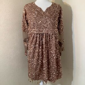 3pc sparkly sequin Pakistani dress set